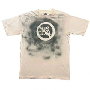 Vintage Single Stitch Oneita  Anti-Coal Statement Shirt XL
